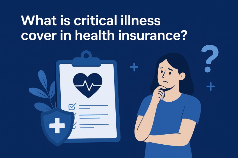 What is critical illness cover in health insurance?