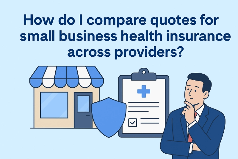 How do I compare quotes for small business health insurance across providers?
