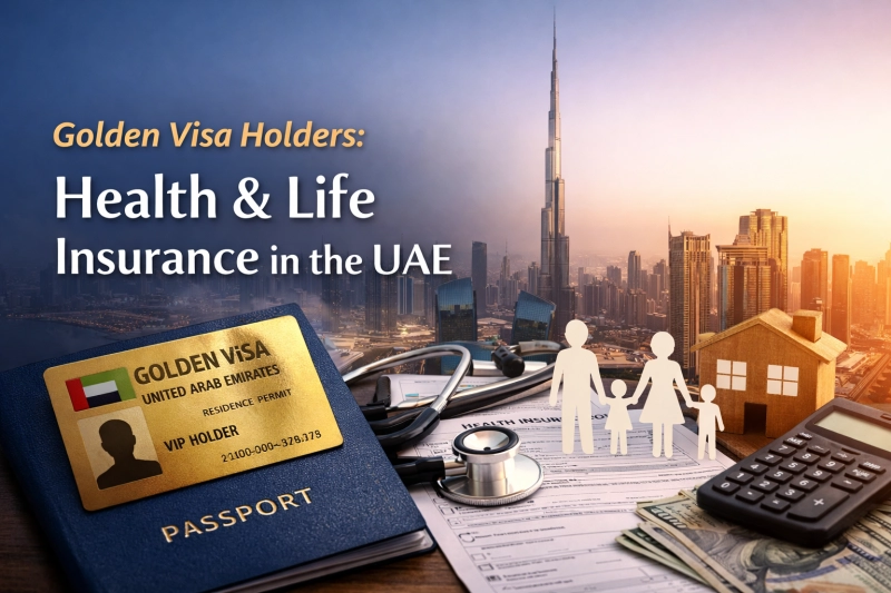  Golden Visa Holders: How to Structure Long-Term Health & Life Insurance in the UAE