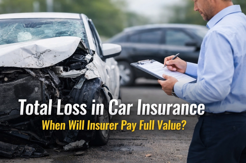 Total Loss in Car Insurance: When Will Insurer Pay Full Value?